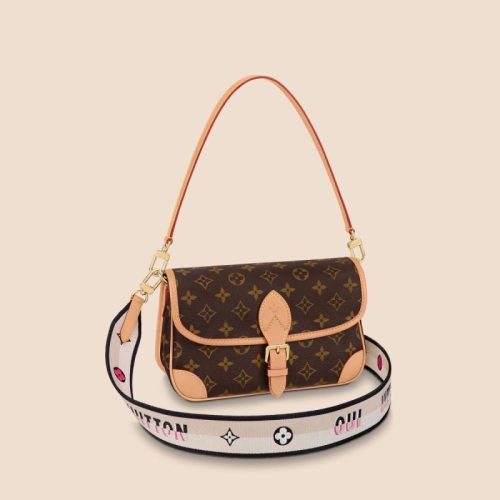 Replica Designer Louis Vuitton Fashion Printing All-Match Baguette Bag Horn Bag