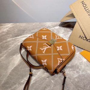 Replica Designer Louis Vuitton Fashion Printing Checkered Messenger Bag