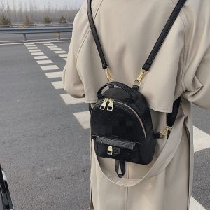 Replica Designer Louis Vuitton Fashion Solid Color Embossed Backpack