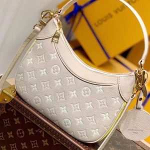 Replica Designer Louis Vuitton Fashion Solid Color Embossed Zip Shoulder Bag