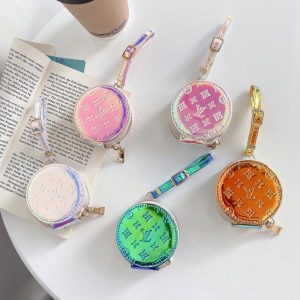 Replica Designer Louis Vuitton Fashion Zipper Laser Bluetooth Earphone Storage Bag