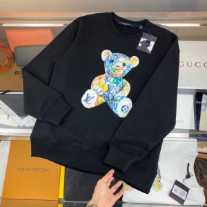 Replica Designer Louis Vuitton Kids Cartoon Print Thermal Sweatshirt
