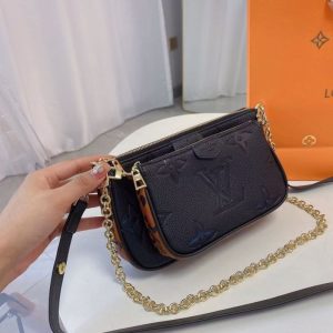 Replica Designer Louis Vuitton Leopard Point Printing Hand Crossbody Bag