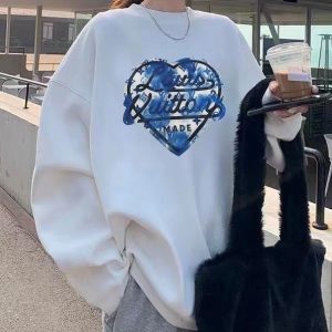 Replica Designer Louis Vuitton Loose Couple Sweatshirt
