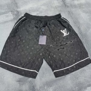 Replica Designer Louis Vuitton Men Casual Alphabet Print Shorts