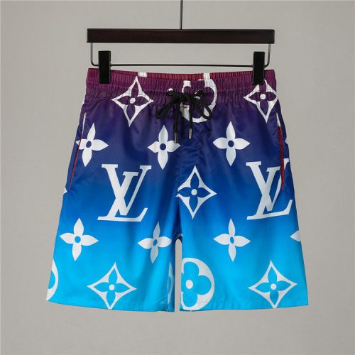 Replica Designer Louis Vuitton Men Printed Casual Shorts