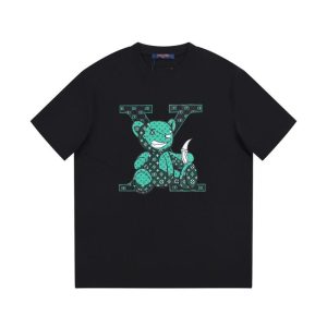 Replica Designer Louis Vuitton Men'S And Women'S Casual Short-Sleeved T-Shirts