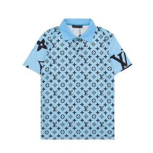 Replica Designer Louis Vuitton Men'S Casual Short Sleeve Polo Shirt