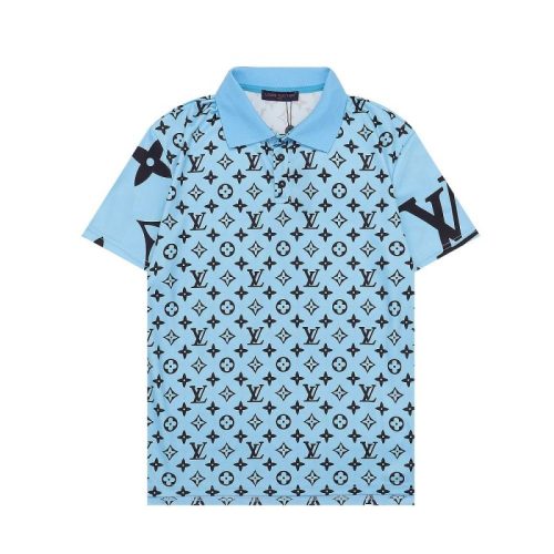 Replica Designer Louis Vuitton Men'S Casual Short Sleeve Polo Shirt