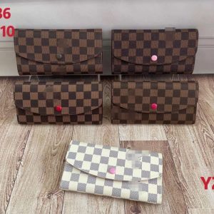 Replica Designer Louis Vuitton Plaid Ladies Long Wallet
