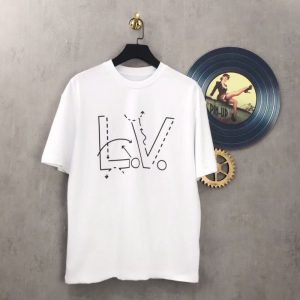 Replica Designer Louis Vuitton Simple Casual Loose T-Shirt