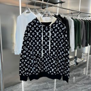 Replica Designer Louis Vuitton Slouchy Print Hoodie
