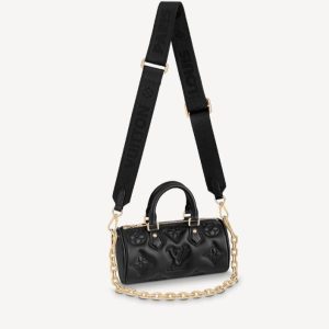 Replica Designer Louis Vuitton Solid Stitch Chain PAPILLON BB Bag