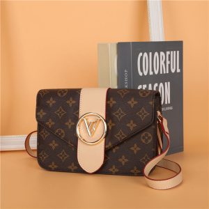 Replica Designer Louis Vuitton Vintage Letter Print Shoulder Bag