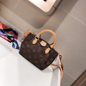 Replica Designer Louis Vuitton Vintage Monogram Print Shoulder Bag