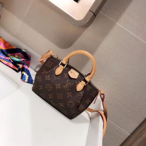 Replica Designer Louis Vuitton Vintage Monogram Print Shoulder Bag