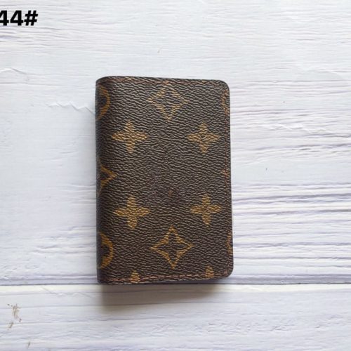 Replica Designer Louis Vuitton Vintage Print Bifold Multi-Card Wallet