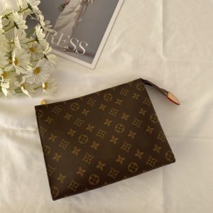 Replica Designer Louis Vuitton Vintage Print Large Capacity Storage Bag