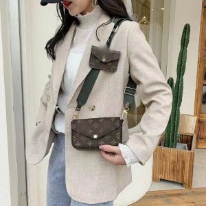 Replica Designer Louis Vuitton Vintage Print Mini Shoulder Bag