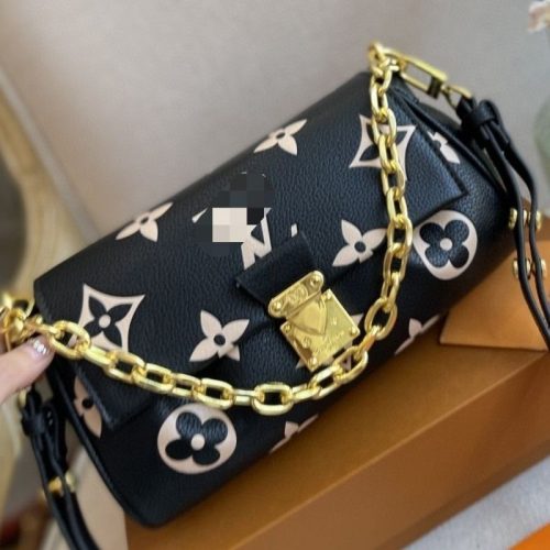 Replica Designer Louis Vuitton Women Fashion Printing Flower One-Shoulder Messenger Pillow Bag