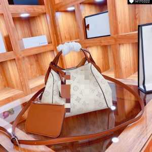Replica Designer Louis Vuitton Women Simple Printing Irregular Shape One Shoulder Bag