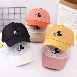 Replica Designer Mickey Kids Baby Baseball Summer Breathable Peaked Cap
