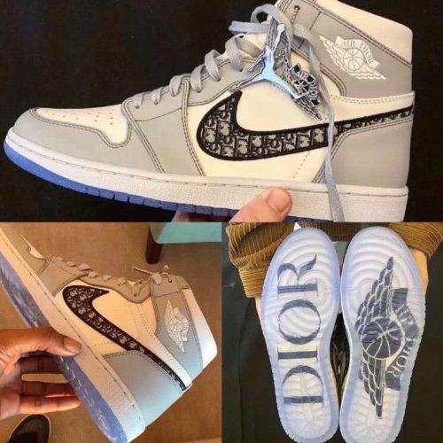 Replica Designer Nike DIOR X AIR JORDAN 1 Women High-Top All-Match Sports Shoes