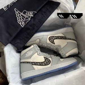 Replica Designer Nike Dior X Air Jordan 1 Men Sneakers Shoes