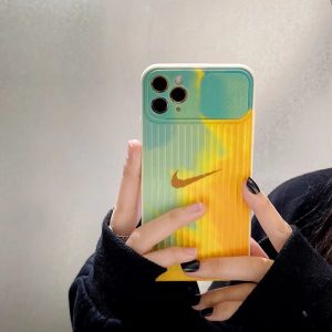 Replica Designer Nike Watercolor Rendering Liquid Silicone Apple Phone Protective Case
