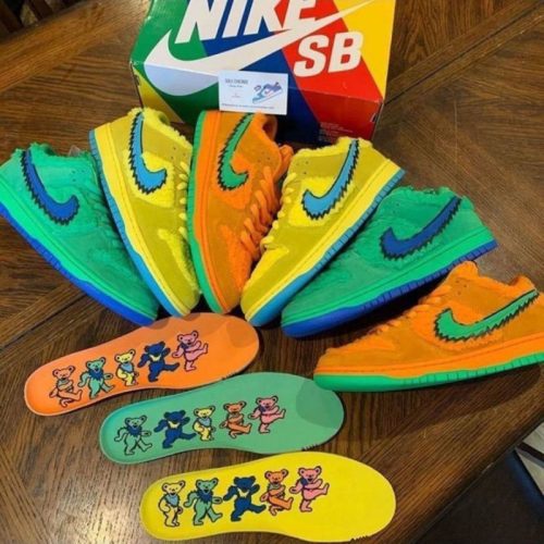 Replica Designer Nike Women Fashion Low Top Dancing Bear Casual Flat Shoes