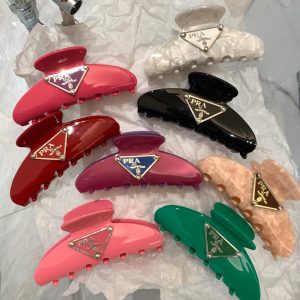 Replica Designer Prada Classic Candy Color Back Head Temperament Hairpin