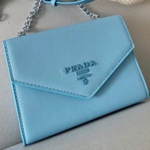 Replica Designer Prada Cross Pattern Envelope Bag