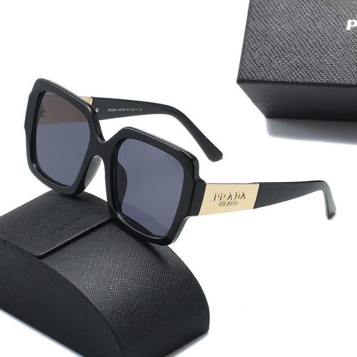 Replica Designer Prada Fashion All-Match Letter Pattern Square Sunglasses