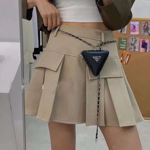 Replica Designer Prada Fashion Mini Hanging Neck Single Shoulder Diagonal Chain Waist Bag