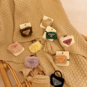 Replica Designer Prada Fashion Plush Candy Color Hair Ring