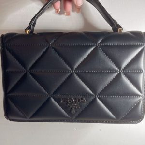 Replica Designer Prada Fashion Rhombus Pattern Shoulder Bag