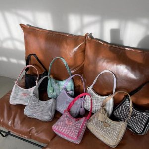 Replica Designer Prada Fashion Small Square Nylon Messenger Bag