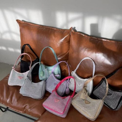 Replica Designer Prada Fashion Small Square Nylon Messenger Bag