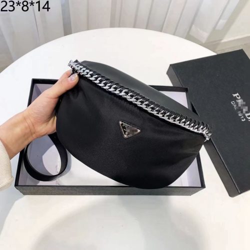 Replica Designer Prada Fashion Waterproof Nylon Cloth Chest Bag