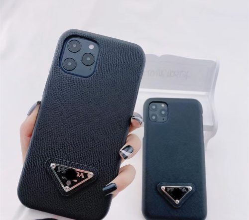 Replica Designer Prada Half Pack Hard Shell Simple Mobile Phone Protective Case