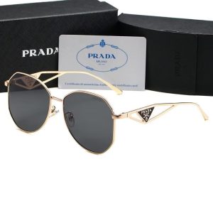 Replica Designer Prada Irregular Frame Sunglasses