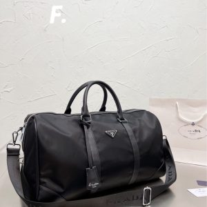 Replica Designer Prada Nylon Fabric Waterproof Large Capacity Fashion Travel Bag