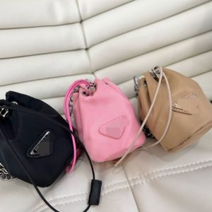 Replica Designer Prada Personality Women Mini Bucket Bag