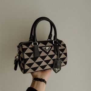 Replica Designer Prada Retro Niche Cylinder Handbag