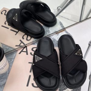 Replica Designer Prada Sponge Cake Thick-Soled Slippers