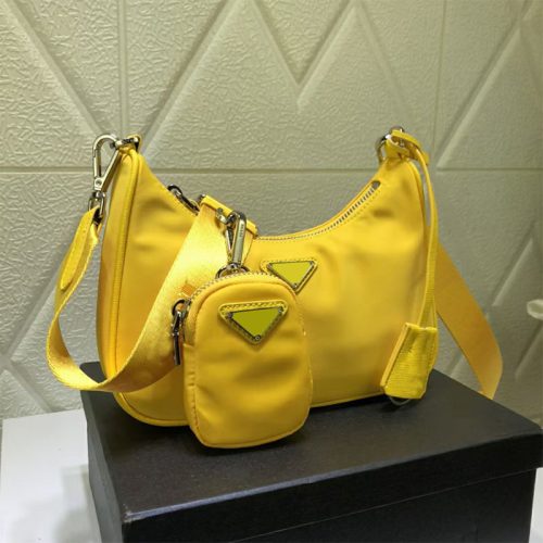 Replica Designer Prada Summer Three-In-One Underarm Waterproof Nylon Shoulder Bag