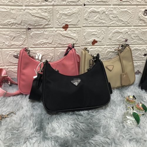 Replica Designer Prada Summer Waterproof Nylon One-Shoulder Women's Bag