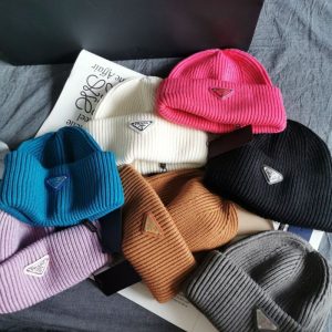 Replica Designer Prada Thermal Knit Hat