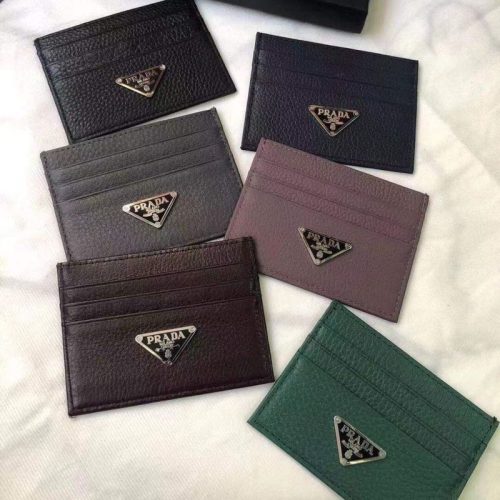 Replica Designer Prada Unisex Mini Card Holder Coin Purse