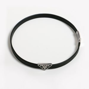 Replica Designer Prada Unisex Strap Calfskin Double Layered Strap Bracelet